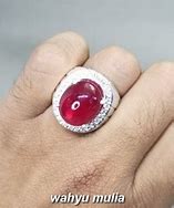 Cincin Merah Delima Pria